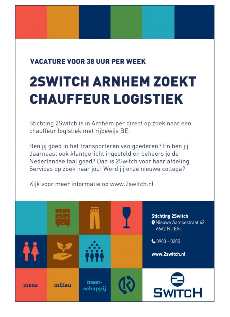 Vacature chauffeur BE
